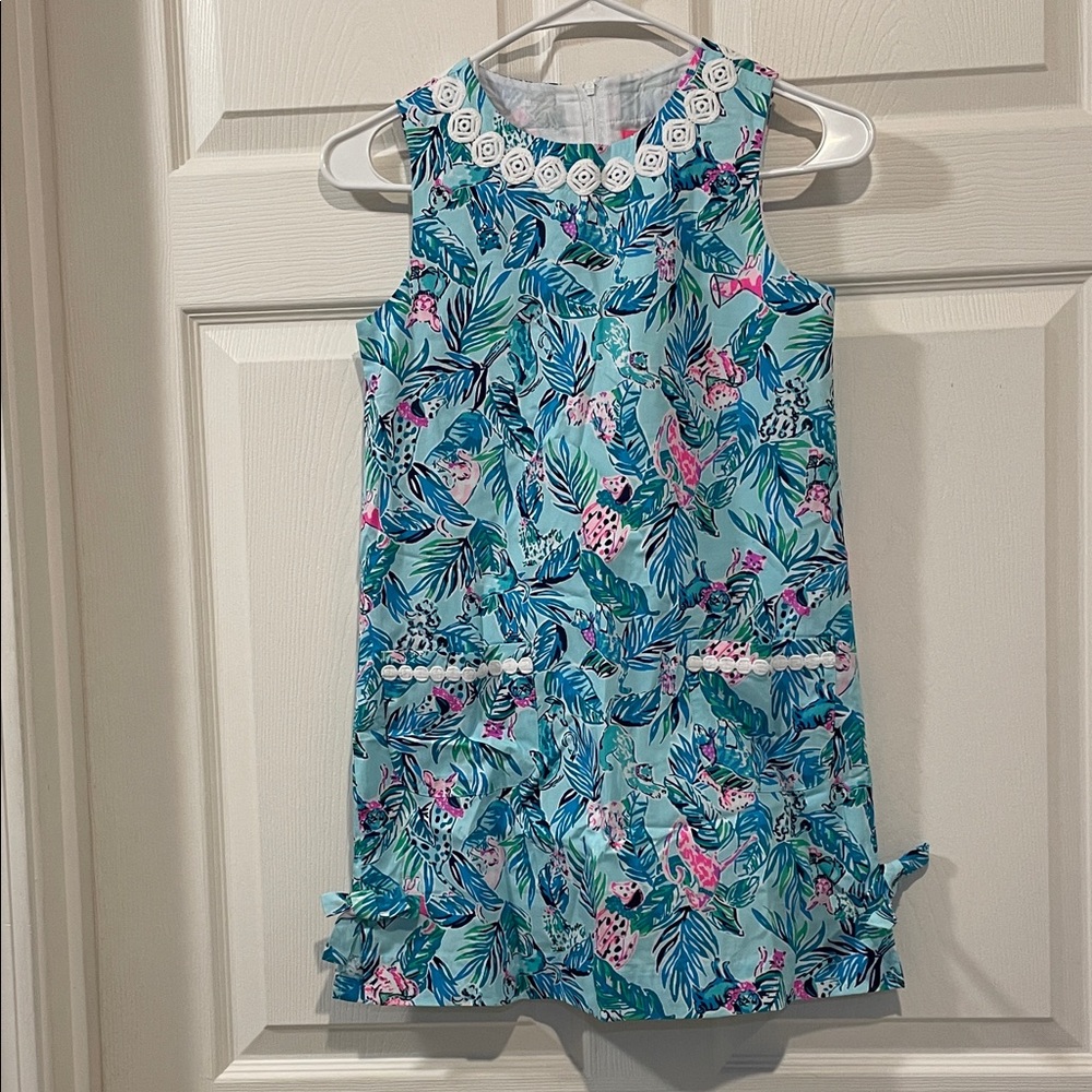 Lilly Pulitzer Girl's Little Lilly Classic Shift Dress NWT Size 10